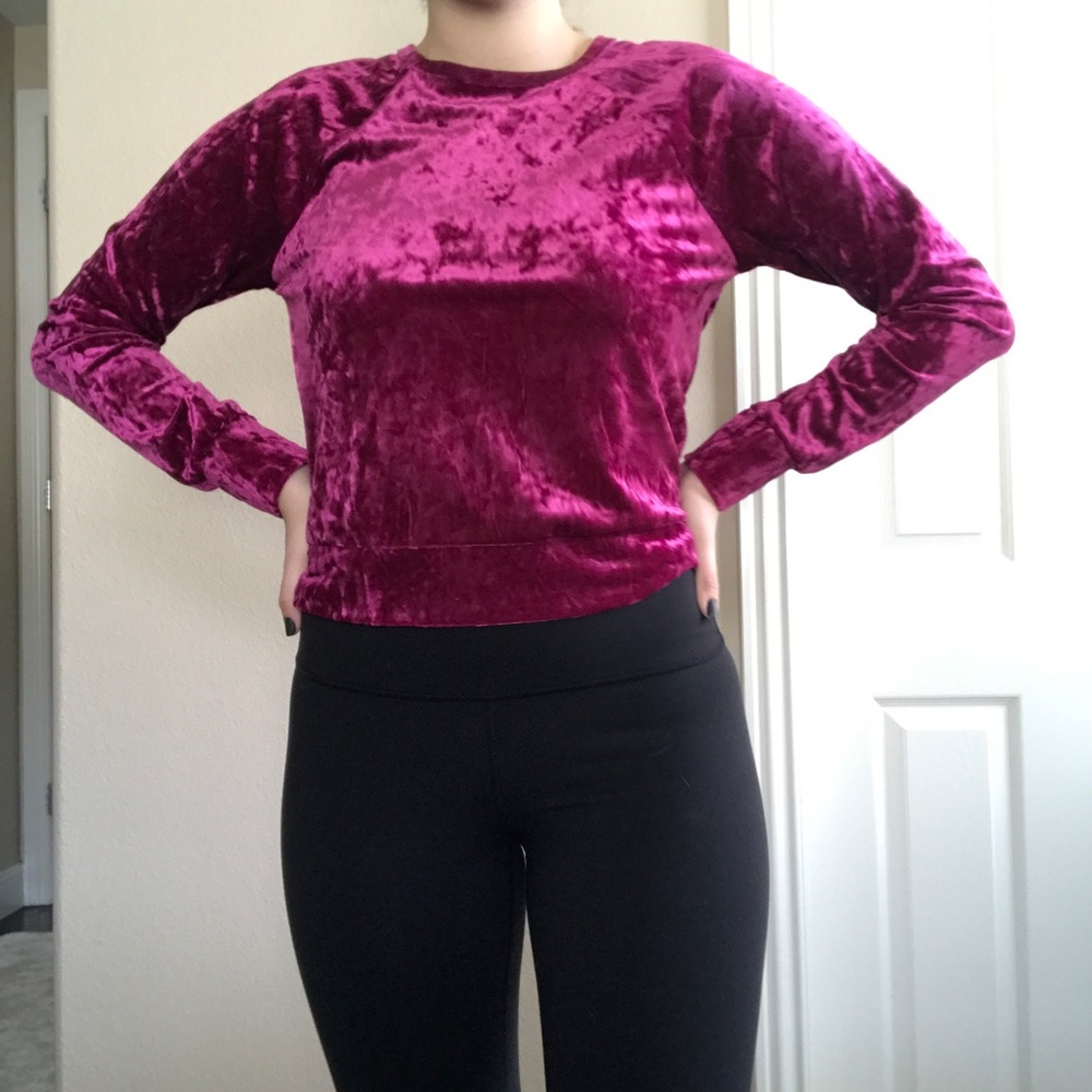 Velvet long sleeve